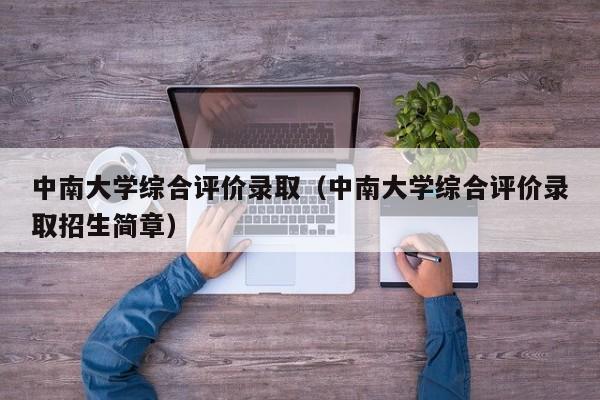 中南大学综合评价录取（中南大学综合评价录取招生简章）