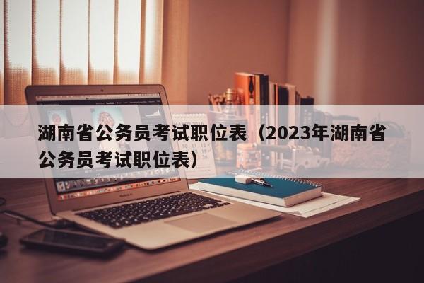 湖南省公务员考试职位表（2023年湖南省公务员考试职位表）